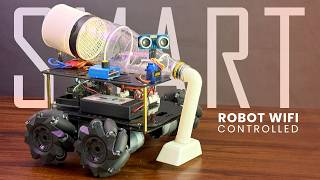 How to Make Arduino based WiFi-Controlled Smart Vacuum Cleaner Robot Best for Science Project V2 DIY