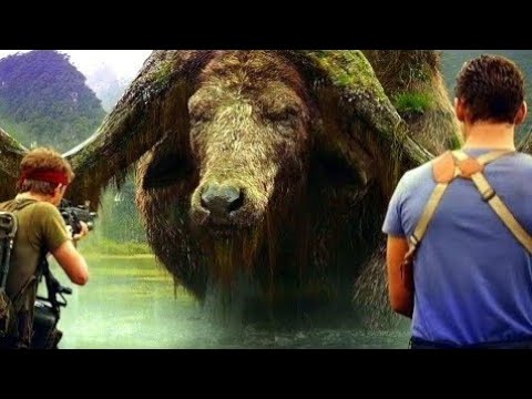 GIANT BUFFALO Scene KongSkull Island (2017) Movie Clip HD Very Clear Great Think