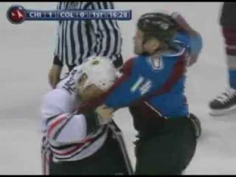 Burish vs Laperriere Jan 18, 2008
