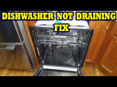 Dishwasher not draining FIX. D.I.Y. KitchenAid & Whirlpool