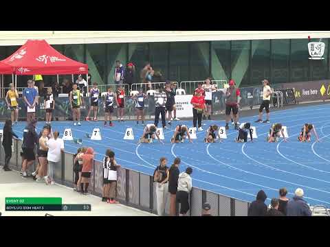 U13 Boys 100m Heat 3: 2022-23 State Combined Events Championships - Saturday