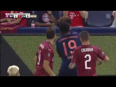 Kingsley Coman rastet im Test gegen AC Mailand aus