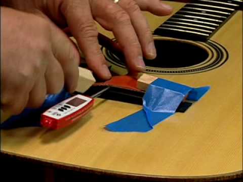Repairing the lifted guitar bridge video on DVD