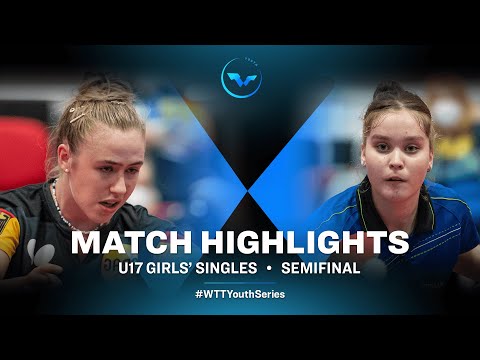 Naomi Pranjkovic vs Elena Zaharia | WTT Youth Contender Havirov | U17 GS SF