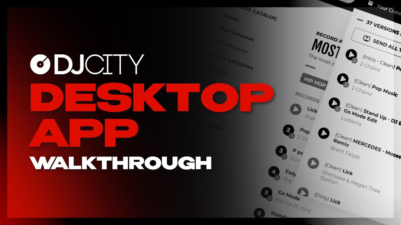 DJcity Desktop App Walkthrough Feat. Mojaxx