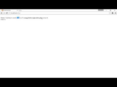 PHP With Bootstrap3 Tutorial | $ GLOBALS Super Global Array on PHP Part 45