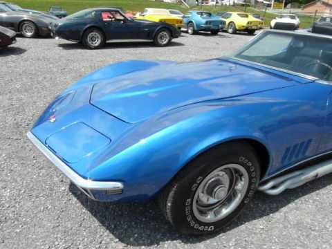 1968 Blue Corvette 350Hp 4spd Video