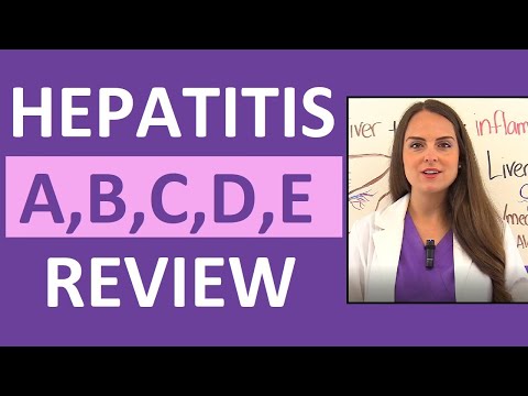 Hepatitis A, B, C, D, E Nursing Symptoms, Treatment, Causes, NCLEX