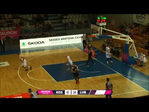 Efektowna kontra AZS-u Koszalin! Stefhon Hannah - MEGA asysta & Patrik Auda - wsad! #TBLPL