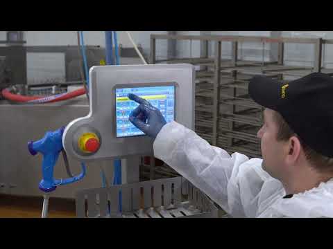 Sausage Production Simplified with KOMPO OPTI 2000 M, TWIST Linker, and NU 270 Hanger