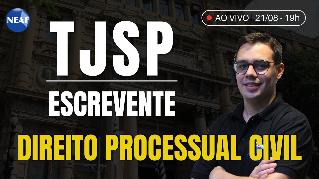 🔴 Concurso ESCREVENTE TJSP 2024 | Aulão de Direito Processual Civil