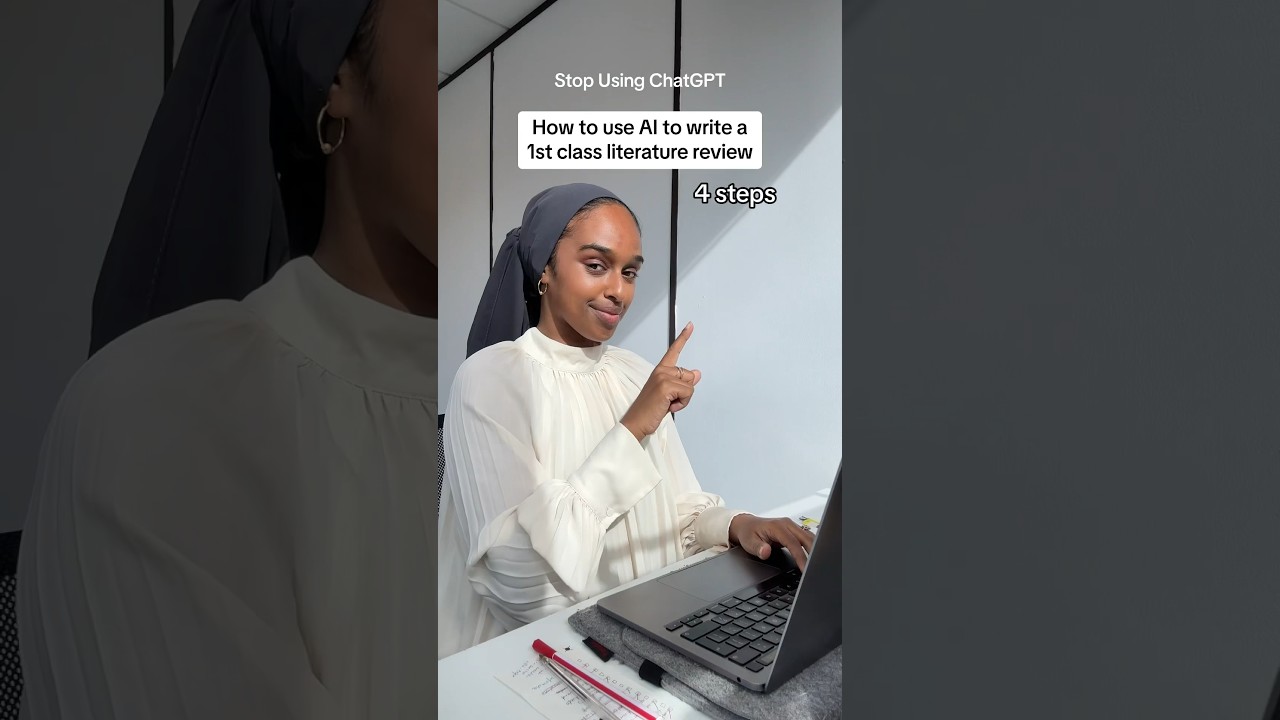 This is how to write an essay from start to end using AI #researchwriting #literaturereview