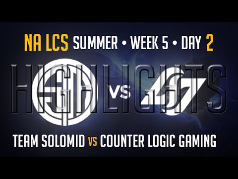 TSM vs CLG HIGHLIGHTS | Week 5 NA LCS Summer Split 2015 S5 | Team Solomid vs Counter Logic Gaming W5