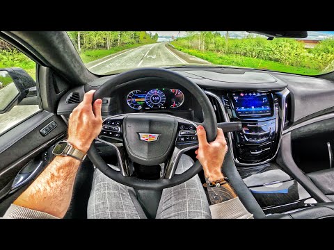 2018 Cadillac Escalade 6.2 AT - POV TEST DRIVE
