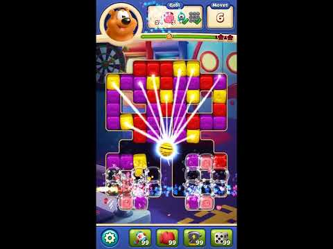 Toon Blast Level 6418 - NO BOOSTERS 🐻🐺🐱 | SKILLGAMING ✔️