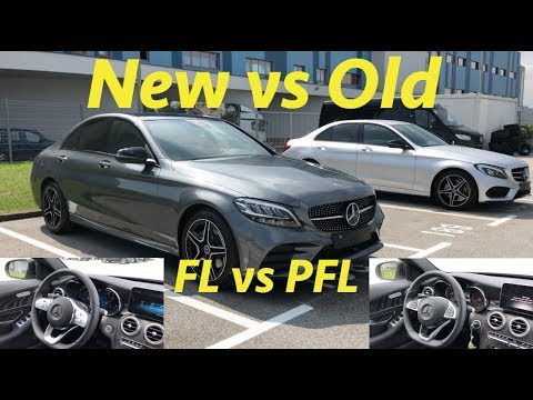 Mercedes C Class 2019 FL vs PFL what's the difference?