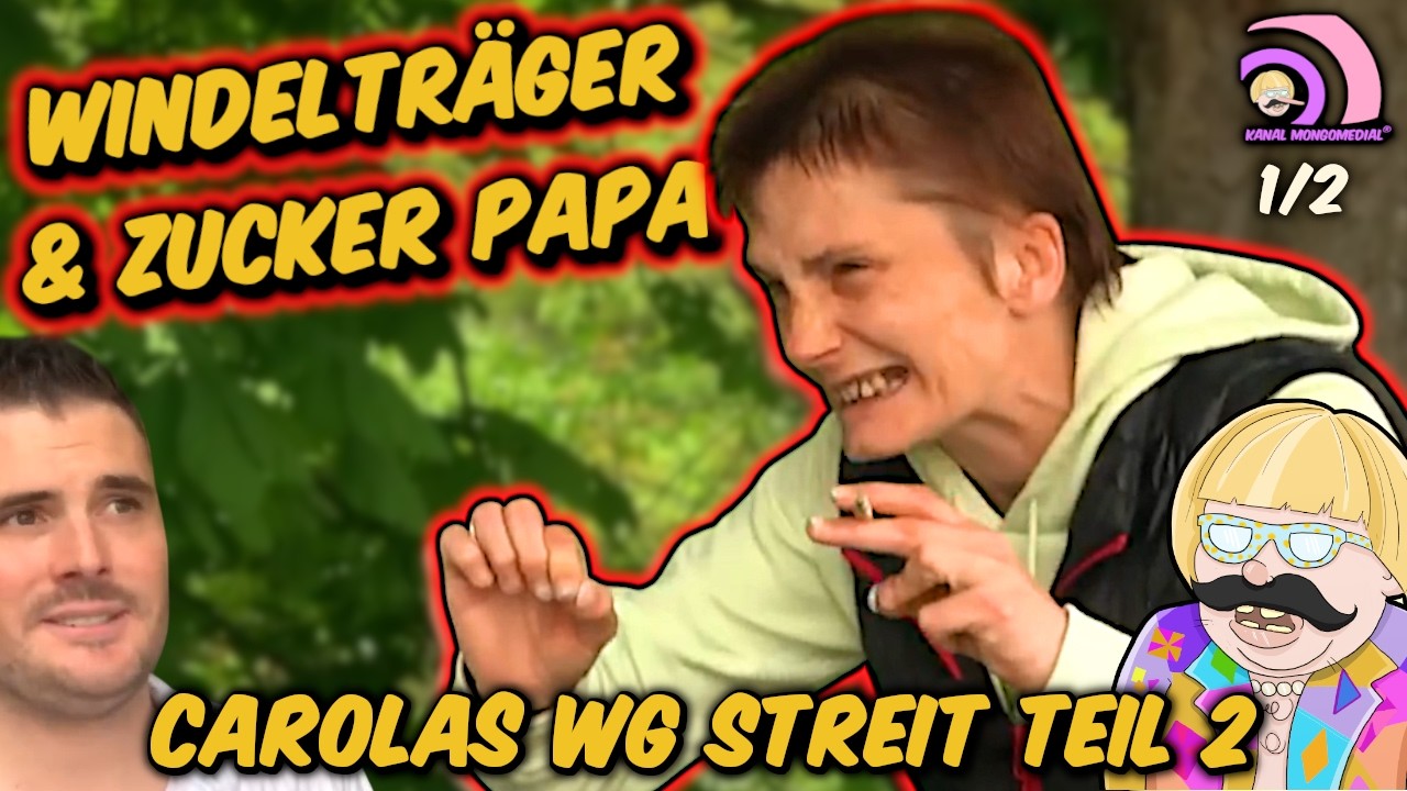 RTL2 CAROLA 🥴 WG STREIT 2 👗 Jetzt kommt die Windel auf den Tisch! 1/2 |Kanal Mongomedial