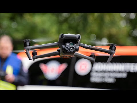 DJI MAVIC 3 ENTERPRISE - First flight & test of the camera / drone for fire departments, fawn res...