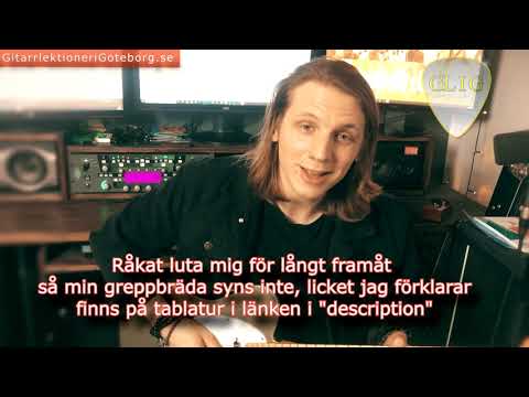 Gitarr skalor #2  - Applicera skalor och få det att låta som musik