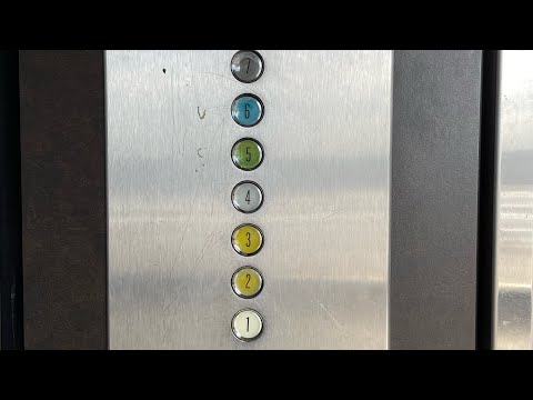 Haughton 7 Story Traction elevators @  Commodore Perry Parking Garage Toledo Ohio