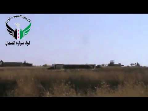 رصد للإمدادات التي يقوم الطيران المروحي بإلقائها داخل مطار منغ المحاصر من قبل لواء شرارة الشمال