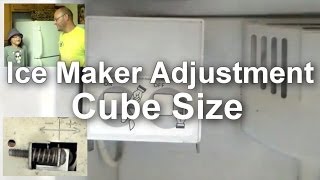 Ice Maker Troubleshooting and Adjusting - Cube Size