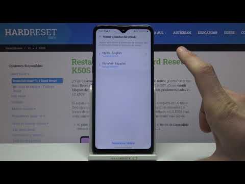 Cómo cambiar el idioma del teclado en LG K50S - configurar teclado