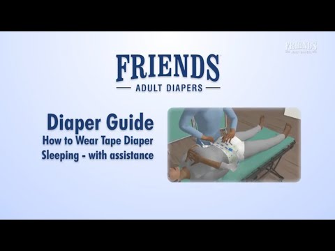 How to wear Tape Style Diapers while sleeping with assistance