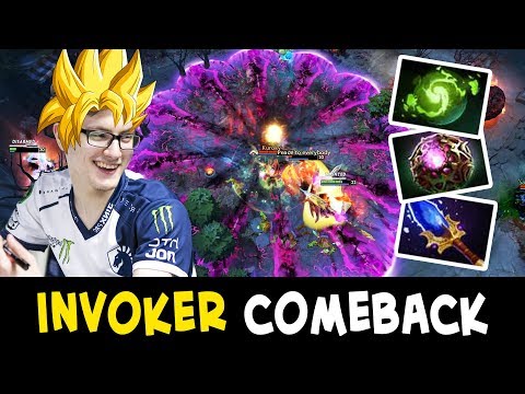 Miracle best INVOKER in Dota — dream build Comeback