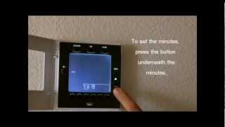 carrier edge programable thermostat setting the time and day#3
