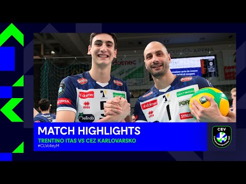 Highlights | TRENTINO Itas vs. ČEZ KARLOVARSKO | CEV Champions League Volley 2023