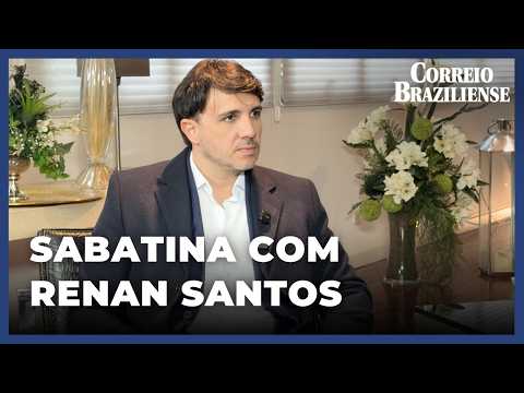 RENAN SANTOS, CANDIDATO À PRESIDÊNCIA PELO MISSÃO, PARTICIPA DE SABATINA DO CORREIO