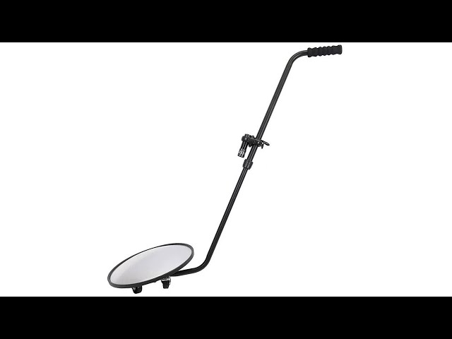 Vídeo relacionado con TOMETURE Espejo de Inspección para Vehículos Diseño Telescópico y Acero Inoxidable, Espejo Portátil Rectangular para Inspección Interior y Fondo de Coche