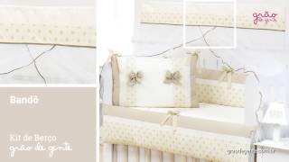Quarto para Bebê sem Cama Babá Nobreza Cáqui | Ref: 61736