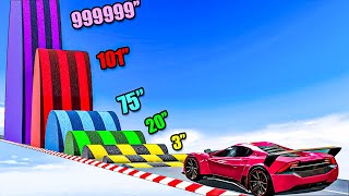 Testing Cars vs MASSIVE Speed Bumps in GTA 5