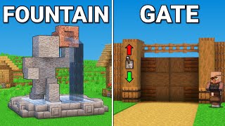 15+ VILLAGE Build Hacks In Minecraft!