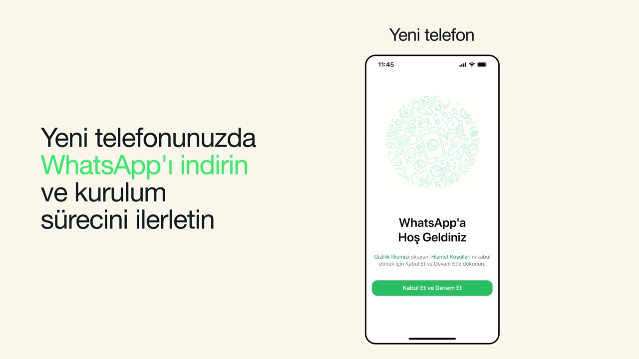 Sohbetlerinizi yeni bir iPhone'a aktarma | WhatsApp