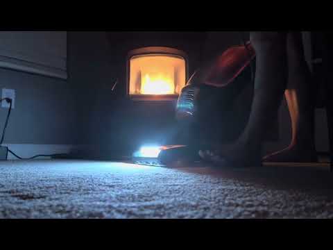 8 HOUR Kenmore Vacuuming in a Cozy Night Atmosphere | ASMR with Harman Pellet Stove for Deep Sleep