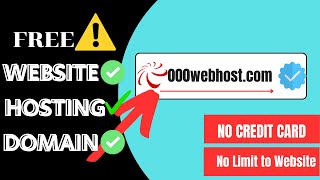 How to Create a Free Website - with Free Domain & Web Hosting | 000Webhosting.com