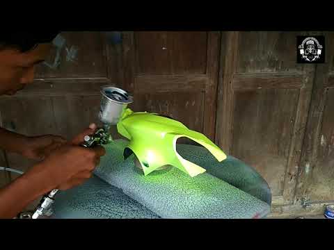 Tutorial Belajar Airbrush Motif Airbrush Simple Pondoh Custom