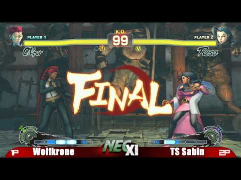 Wolfkrone vs TS Sabin NEC XI SSF4 Singles