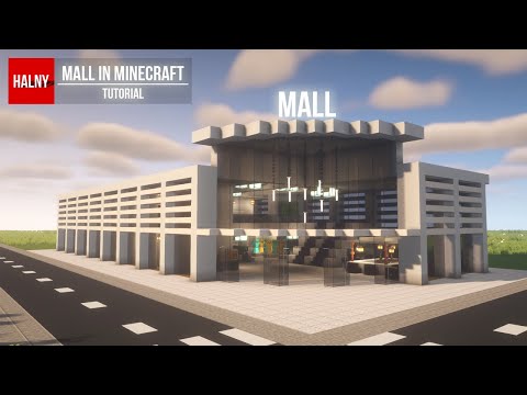 Insane Minecraft HALNY MALL Build Tutorial!