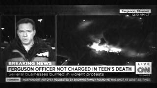 CNN News Today : Ferguson Officer Not Charged in teen's death