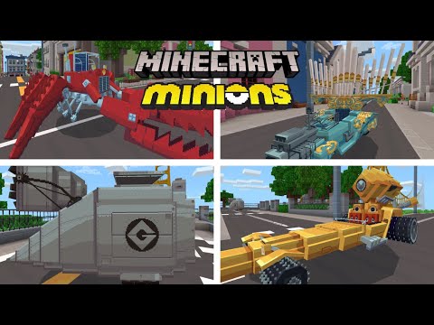 Insane Minecraft Minions DLC Adds ALL Vehicles!