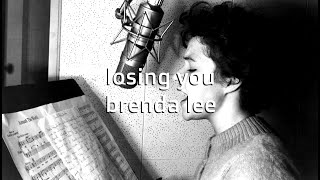 Losing You Brenda Lee #karaoke #lyrics