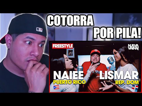 DIERON COTORRA! | LISMAR 🇩🇴 ❌ NAIEE 🇵🇷 ❌ DJ SCUFF - LA DOMI Y LA BORI FREESTYLE | REACCION