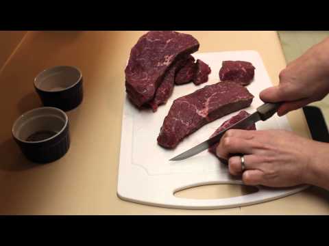 The first part on how to cook beef like mom did.