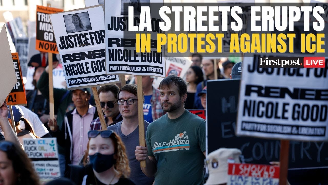 LIVE: Los Angeles Protests Against Minnepolis ICE Shooting | Immigration Crackdown | Trump