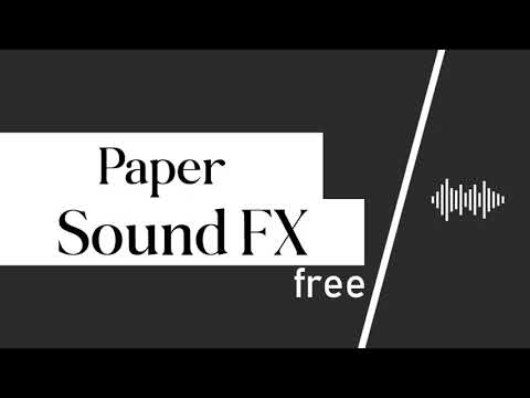 Paper Sound Effect - Free