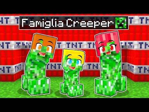 Diventiamo La Famiglia CREEPER Su Minecraft!